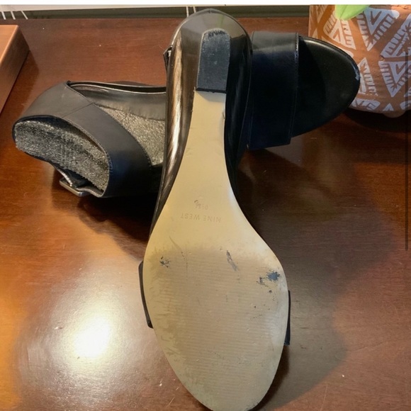 Black Nine West Wedges - Picture 3 of 8